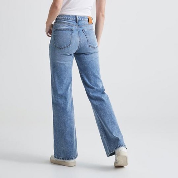 DU/ER (DUER) Women's Midweight Performance Denim Wide Leg Jean | Size 32 - Picture 3 of 8